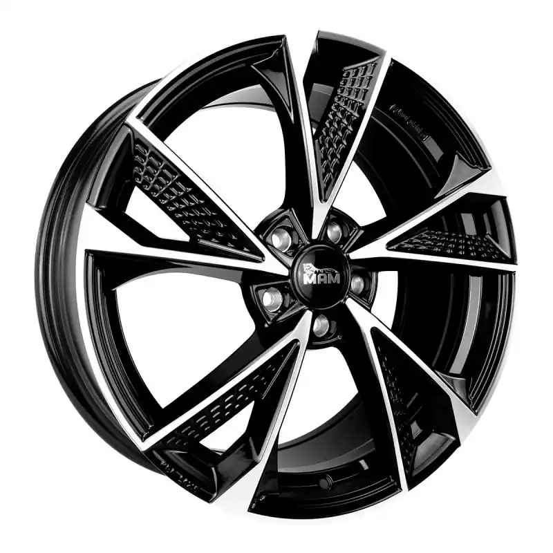 MAM Felgen RS6 17, 7.5, 5, 120, 35, 72.6, BLACK FRONT POLISH, Reduceri