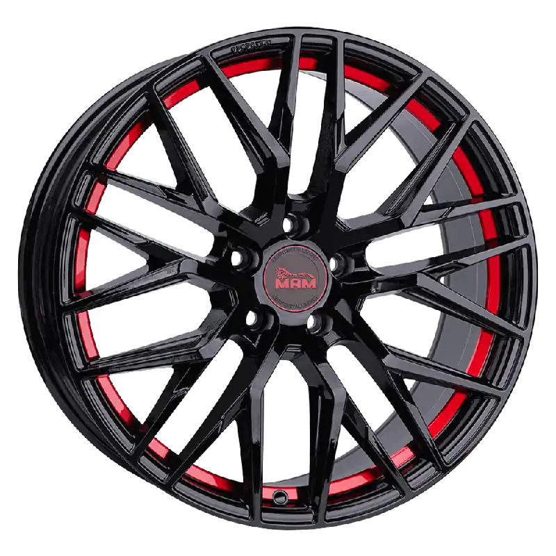 MAM Felgen RS4 17, 7.5, 5, 108, 45, 72.6, BLACK PAINTED RED INSIDE, Mai ieftin