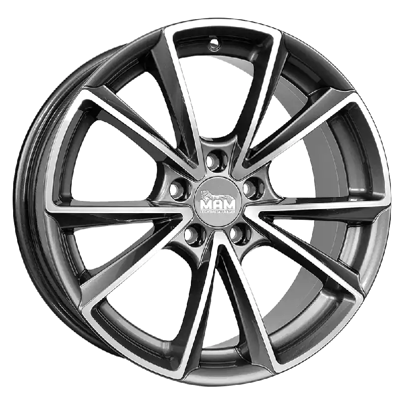 Comandă acum MAM Felgen A5 20, 8.5, 5, 112, 45, 66.6, PALLADIUM FRONT POLISH,