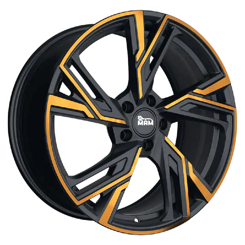 MAM Felgen RS5 19, 8.5, 5, 112, 45, 72.6, MATT BLACK FRONT COPPER, Doar azi