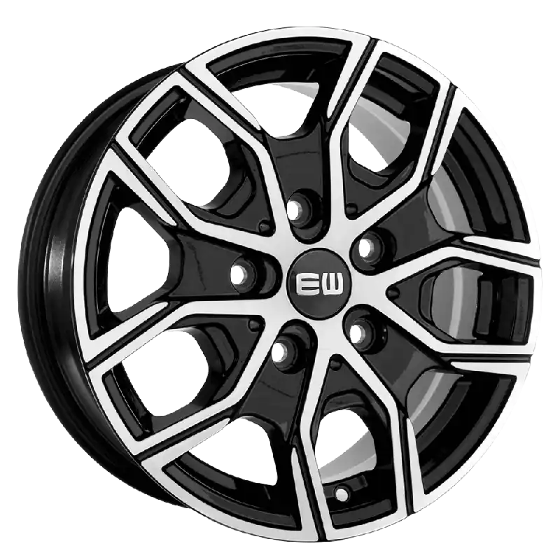 Elite Wheels ATHENA 16, 6.5, 5, 114.3, 40, 66.1, black polished, Reducere specială
