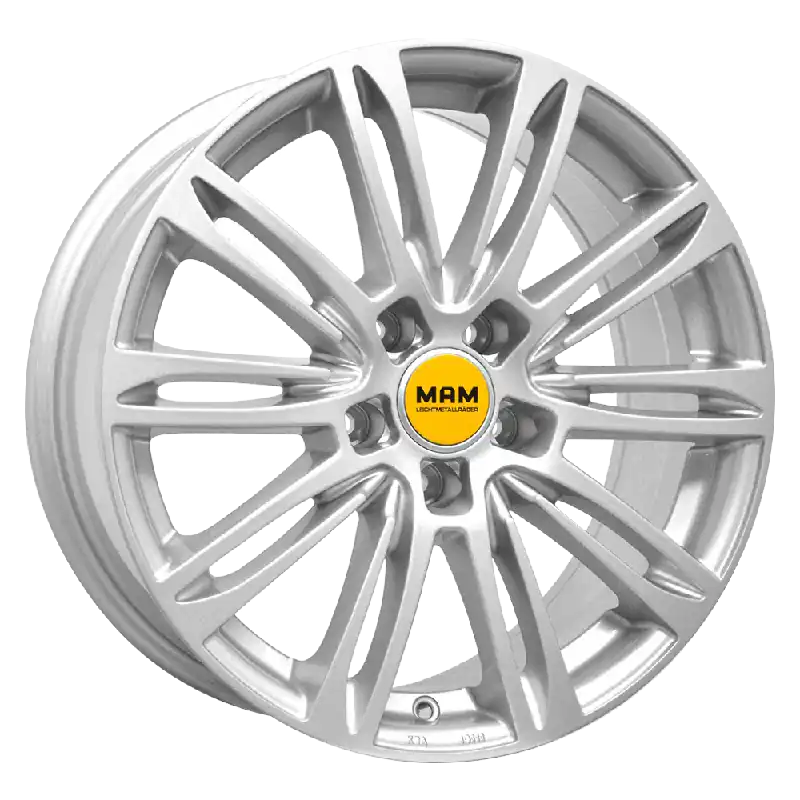 Reducere extra MAM Felgen A4 17, 7.5, 5, 114.3, 38, 72.6, silver painted,