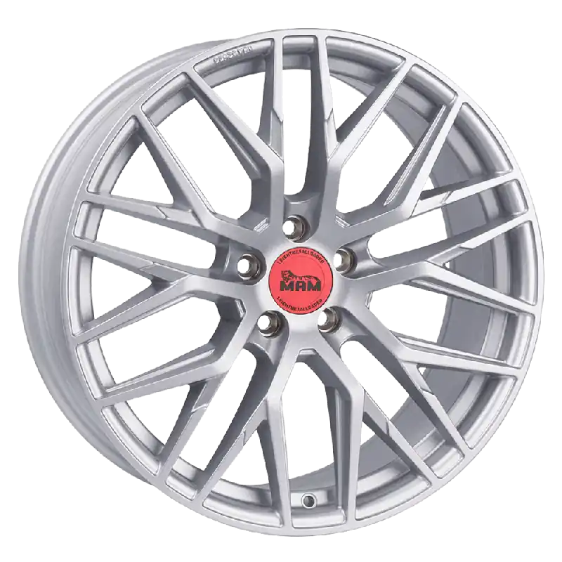 Plată securizată MAM Felgen RS4 17, 7.5, 5, 112, 45, 66.6, MATT SILVER PAINTED,