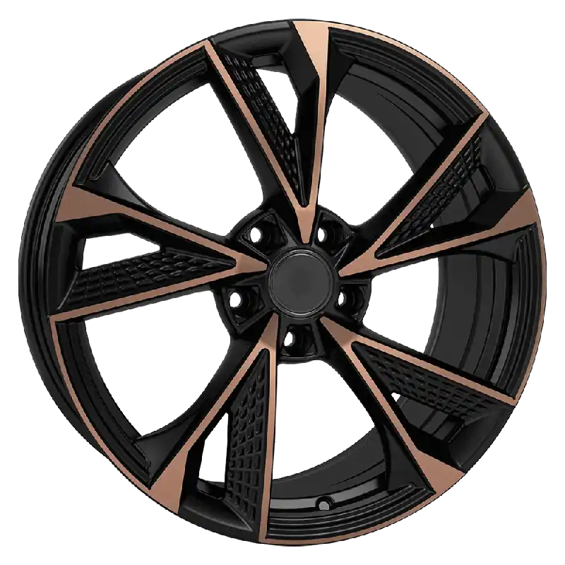 Promoție MAM Felgen RS6 18, 8, 5, 108, 40, 72.6, MATT BLACK FRONT COPPER,