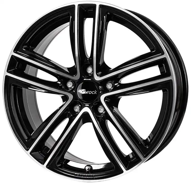 RC DESIGN RC27 16, 6.5, 5, 112, 46, 57.1, Schwarz Glanz Voll-Poliert, Doar azi