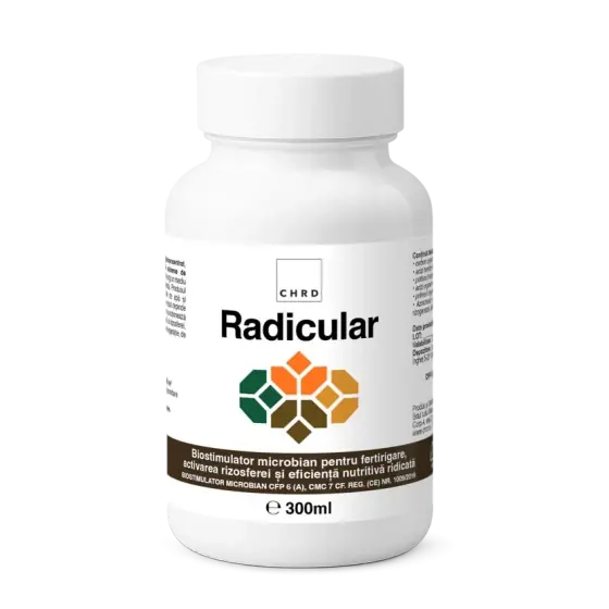 Biostimulator microbian Radicular, 300 ml, CHRD, aplicare prin fertigare Cumpărături sigure