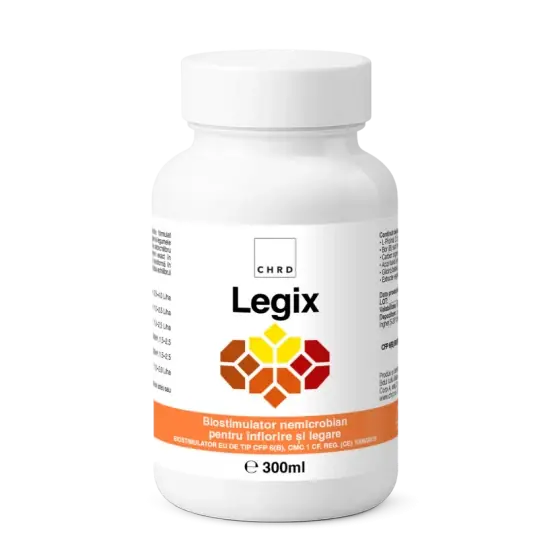 Preț promoțional Biostimulator nemicrobian Legix, 300 ml, CHRD, pentru sustinerea infloririi si legarii