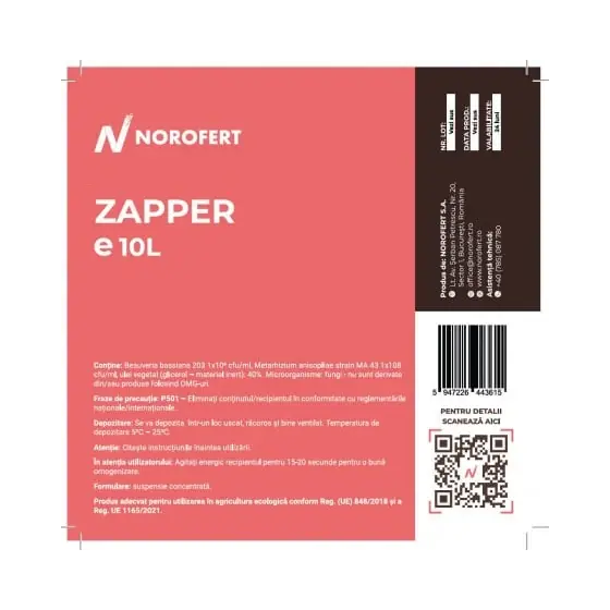Ofertă limitată Biostimulator ZAPPER, 1 l, Norofert, universal