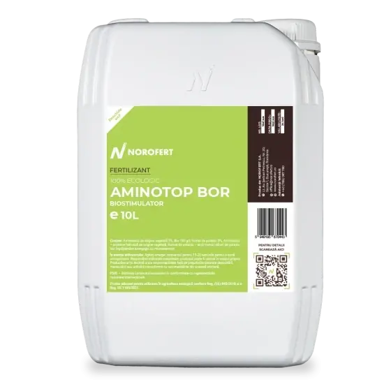 Biostimulator Aminotop Bor, 1 l, Norofert, organic, cu aminoacizi Calitate înaltă