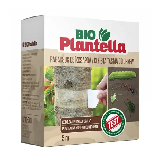 Preferatul clienților Banda adeziva pentru pomi Bio Plantella, 5 m x 5 cm, furnici
