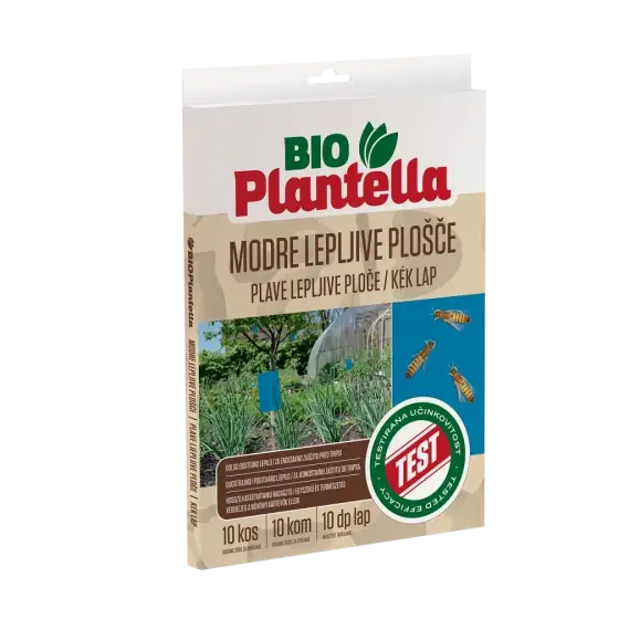 Reduceri Placi adezive albastre Bio Plantella, set 10 buc, tripsi