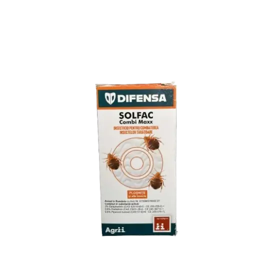 Insecticid pentru combaterea plosnitelor si insectelor taratoare, Solfac Combi Max, 10 ml Ofertă specială