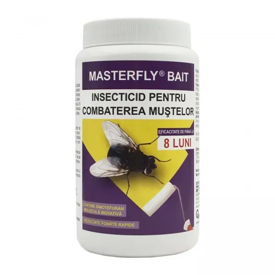 Insecticid profesional muste Masterfly Bait, 500 g, efect de pana la 8 luni Cumpără online
