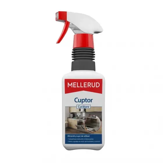 Soluție pentru curățarea cuptoarelor MELLERUD, 0,5L Nu rata
