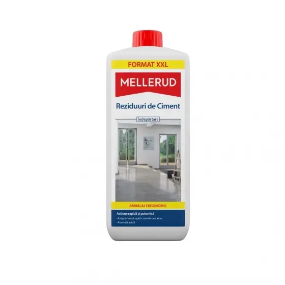 Noutate Soluție pentru îndepărtarea urmelor și petelor de ciment MELLERUD, 1.75L