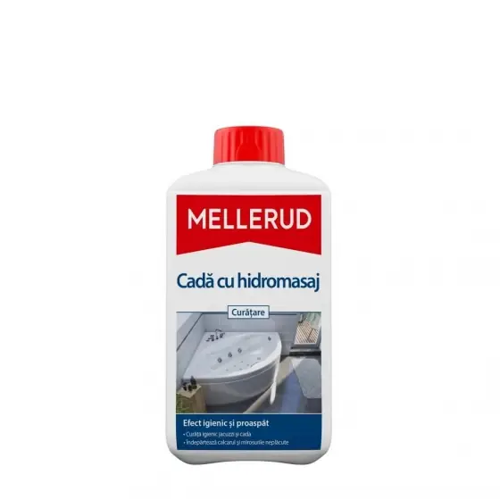 Soluție pentru curățarea căzilor de baie cu hidromasaj MELLERUD, 1L Reducere