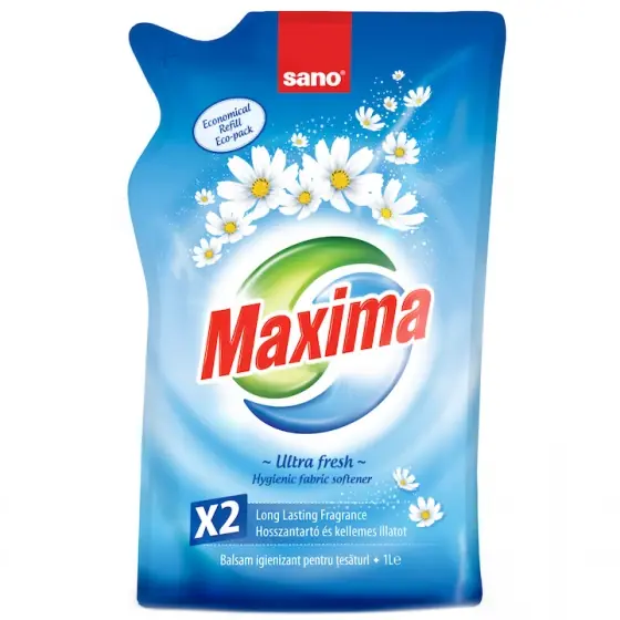 Plată securizată Rezerva balsam de rufe Sano Maxima Fresh, 1 l