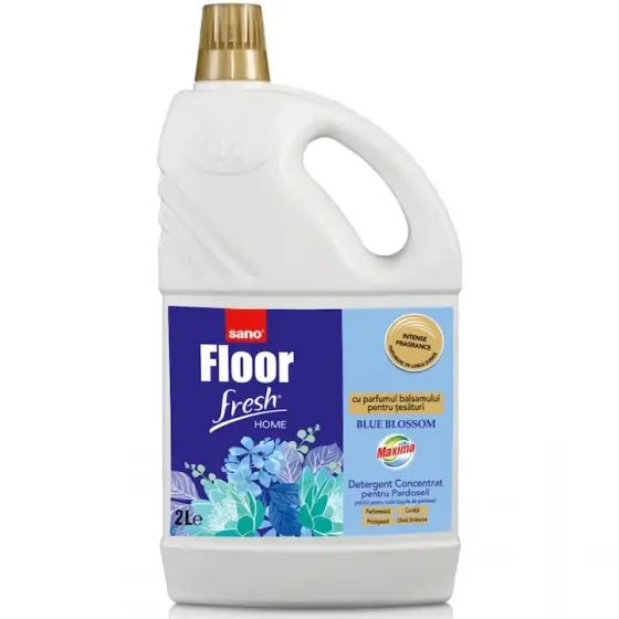 Detergent pentru pardoseli Sano Floor Fresh Home, Blue Blossom, 2 l Cel mai vândut