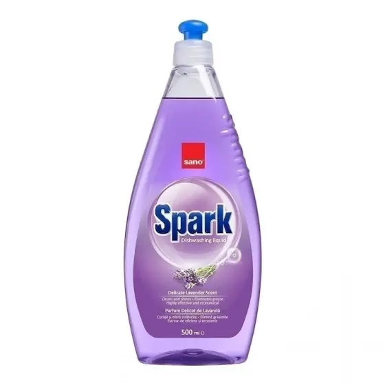 Reduceri Detergent vase Sano Spark Lavanda, 500 ml