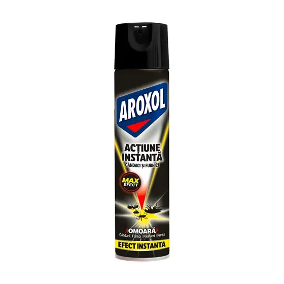 Spray cu actiune instanta impotriva gandacilor si furnicilor Aroxol, 300 ml Ieftin