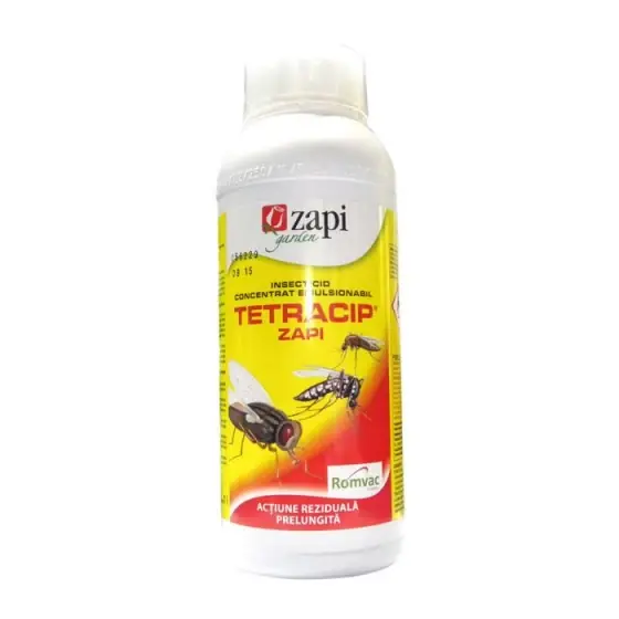Insecticid pentru combaterea insectelor taratoare, Tetracip Zapi, 1 litru Ultima șansă