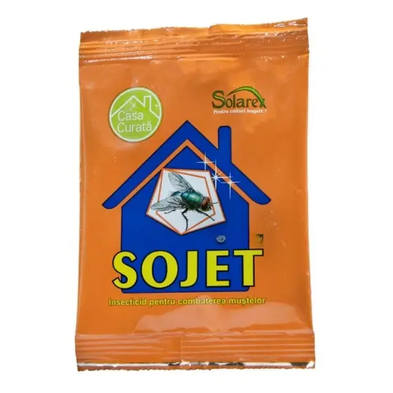 Insecticid pentru combaterea mustelor Sojet, 500 grame Disponibil imediat