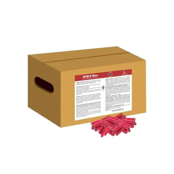 Cel mai vândut Momeala rodenticida sub forma de parafina gata de utilizare(ceara 30g), Rubis, 10 kg