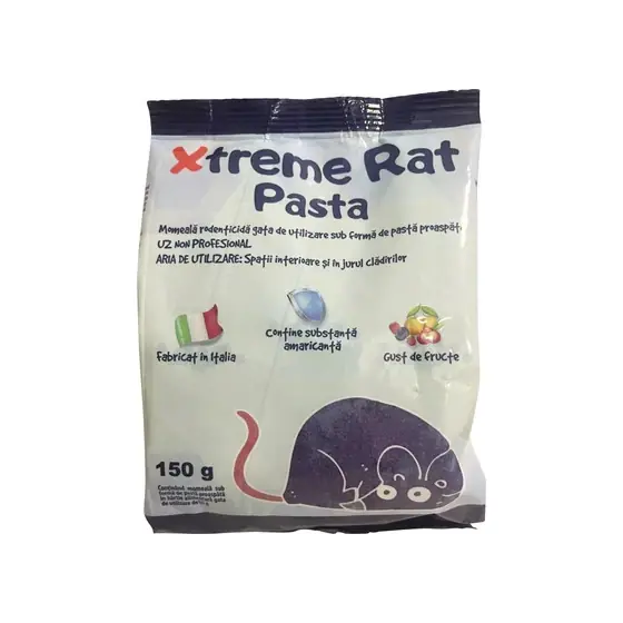 Ofertă specială Momeala Xtreme Rat Pasta pentru soareci si sobolani, 150 g