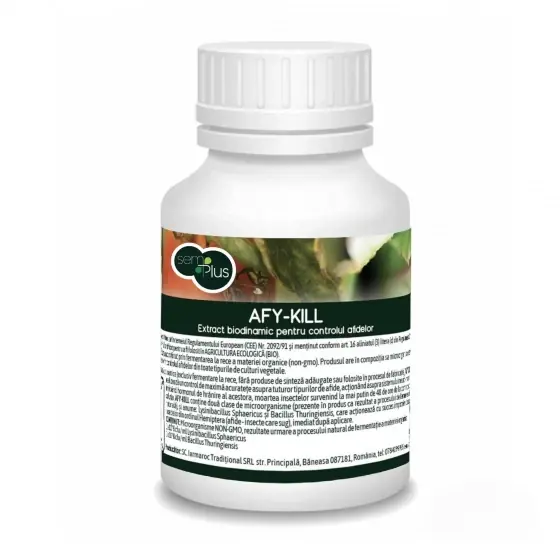 Ieftin Extract biodinamic pentru controlul afidelor, Afy-Kill, 100 ml, SemPlus