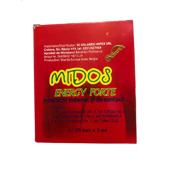 Insecticid Midos Energy Forte, 25 x 5 ml Popular