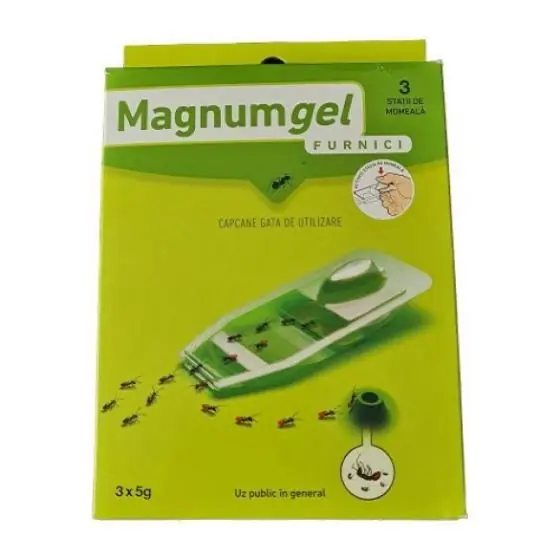 Magnum Gel Capcana Furnici, (3x5gr) Bestseller