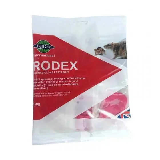 Raticid Rodex Pasta Bait, 150 g Retur gratuit