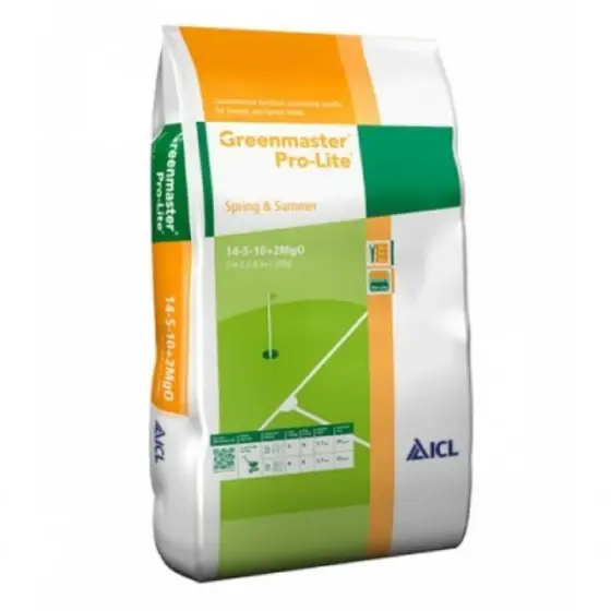 Super ofertă Ingrasamant profesional pentru gazon Greenmaster Primavara-Vara 14+05+10+2MgO, 25 kg