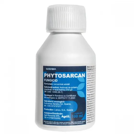 Fungicid concentrat destinat sa protejeze merii si perii impotriva crustei, Phytosarcan, 100 ml Chilipir