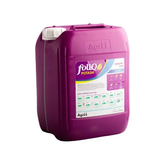 Ingrasamant foliar destinat refacerii deficientelor de potasiu, FoliQ Potash, 100 ml Livrare expres