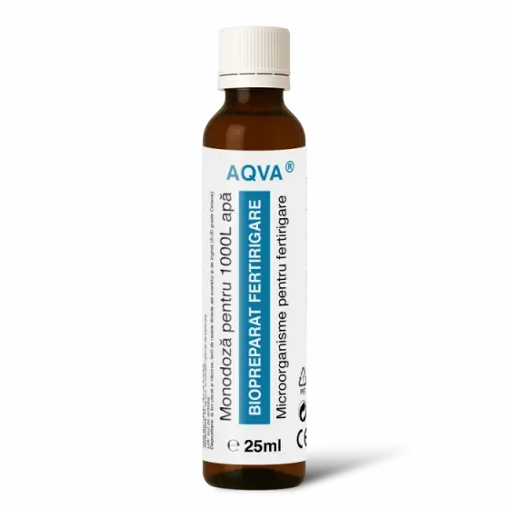 Cumpără online Biopreparat pentru fertirigare cu consortiu de microorganisme AQVA, 25 ml