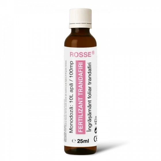 Expediere rapidă Fertilizant concentrat cu magneziu si sulf pentru trandafiri ROSSE, 100 mp, 25 ml