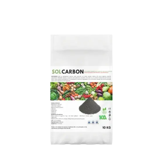 Ingrasamant 100% organic solid granulat pe baza de acizi humici si fulvici, PFC1, CMC1, SolCarbon, 10 kg Popular