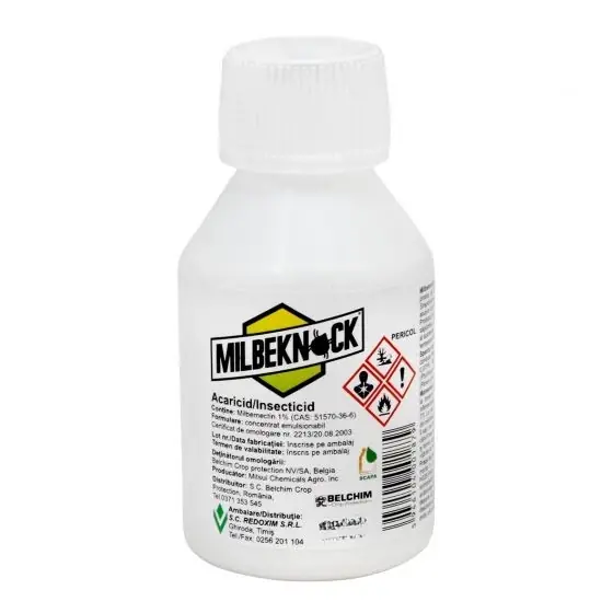 Reducere Insecticid sistemic impotriva paianjenilor, Milbeknock EC, 50 ml