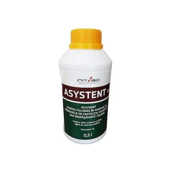 Adjuvant folosit in amestec cu produsele pentru protectia plantelor sau ingasaminte foliare, Asystent plus, 500 ml Expediere rapidă