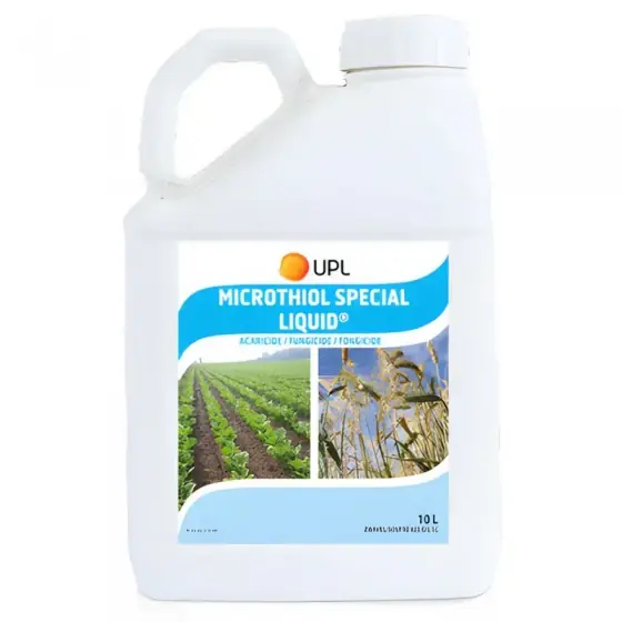 Cel mai bun preț Fungicid de contact cu actiune preventiva si curativa, combate fainarea dintr-o gama larga de culturi agricole si horticole, Microthiol Special Lichid, 10 l