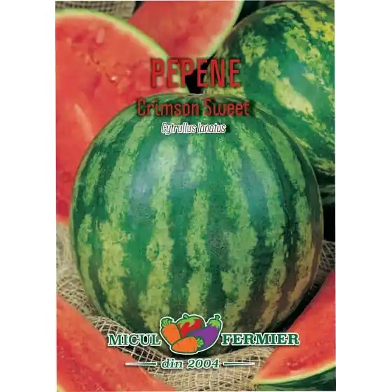 Seminte de pepene verde Crimson Sweet, 10 grame, SemPlus Ofertă specială