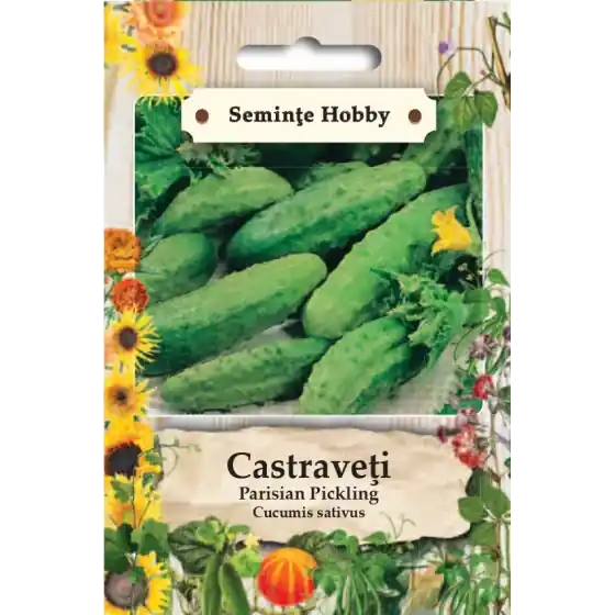 Livrare rapidă Seminte de castraveti cornichon Parisian, 1 gram, SemPlus