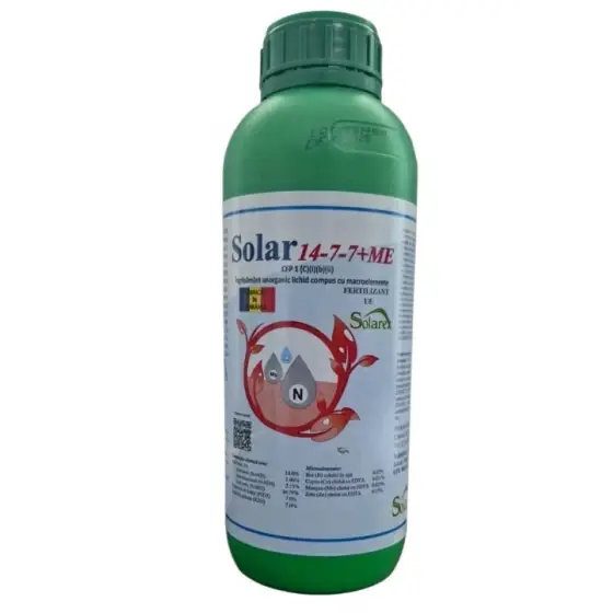 Ingrasamant Solar 14-7-7+ME, 1000 l Reduceri