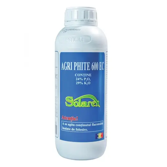 Ingrasamant foliar cu concentratie mare de fosfor si potasiu in forma lichida, AGRIPHITE 600 EC, 1000 l Nu rata