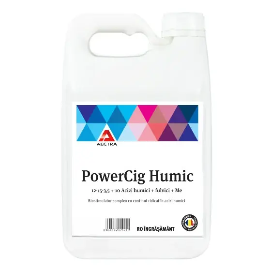 Fertilizant pe baza de aminoacizi liberi esentiali si acizi humici, PowerCig Humic, 1 l Reduceri