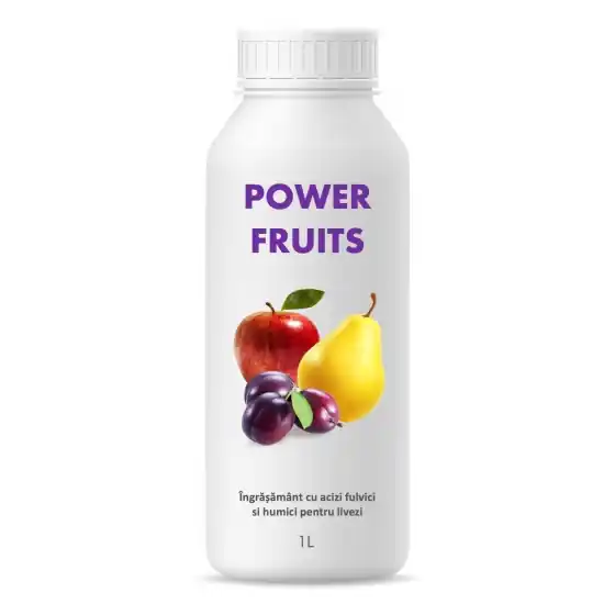 Ingrasamant cu humat de potasiu pentru livezi, Power Fruits, 1 litru, SemPlus Ofertă exclusivă
