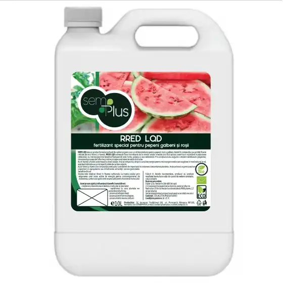 Fertilizant special pentru pepeni galbeni si rosii RRED LQD, 10 litri, SemPlus Ofertă limitată