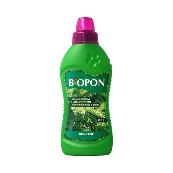 Cumpără online Ingrasamant pentru conifere Biopon, 0.5 l