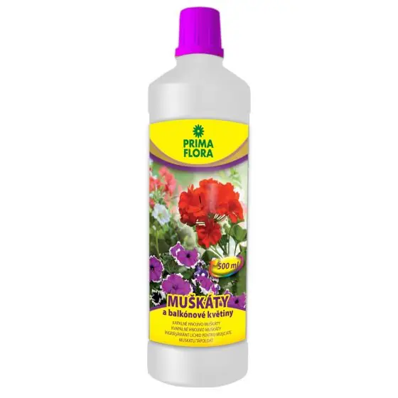 Preț redus Îngrăşământ lichid pentru Muşcate PRIMAFLORA, 0.5 l